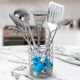 Набор кухонных принадлежностей 7 предметов Maestro MR-1500 Rainbow, Синий (235)