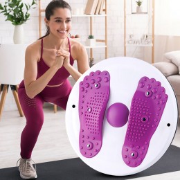 Диск здоровья Waisttwisting фитнес твистер массажный, Фиолетовый (205)