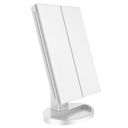 Косметичне дзеркало для макіяжу 22 Large LED Mirror з підсвічуванням, Білий (205)