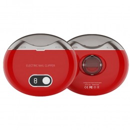 Аккумуляторный триммер для стрижки ногтей R6Y8 NAIL CLIPPER AND 263, Красный (205)