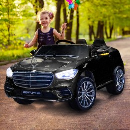 Детский электромобиль Mercedes WN506 (AM-3), Черный (360T)