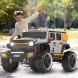 Дитячий електромобіль Jeep Wrangler 906(AM-4), Сірий (360T)