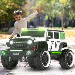 Дитячий електромобіль Jeep Wrangler 906(AM-4), Білий (360T)