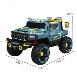 Детский электромобиль Jeep 500(AM-10), Зеленый (360T)