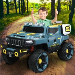 Детский электромобиль Jeep 500(AM-10), Зеленый (360T)