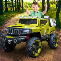 Детский электромобиль Jeep 500(AM-10), Желтый (360T)