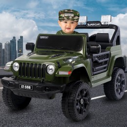 Детский электромобиль Toyland Jeep 159(AM-28), Зеленый (360T)