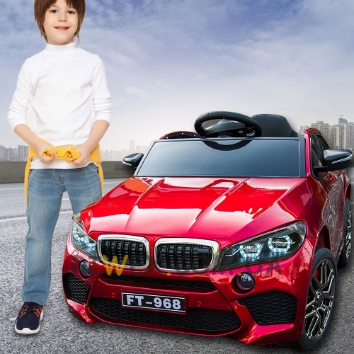 Дитячий електромобіль BMW X6 968(AM-121), Червоний (360T)