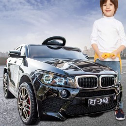 Дитячий електромобіль BMW X6 968(AM-121), Чорний (360T)