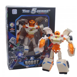 Робот-трансформер "Tobot 5 серия", Оранжево-белый