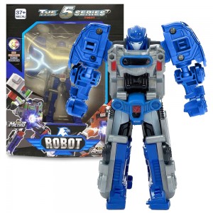 Робот-трансформер "Tobot 5 серія", Синьо-сірий