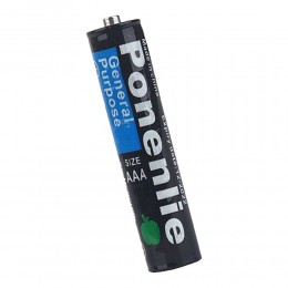Батарейка солевая Ponenlie R03 1,5V AAA, 1 шт (АП)