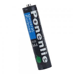 Батарейка солевая Ponenlie R03 1,5V AAA, 1 шт (АП)