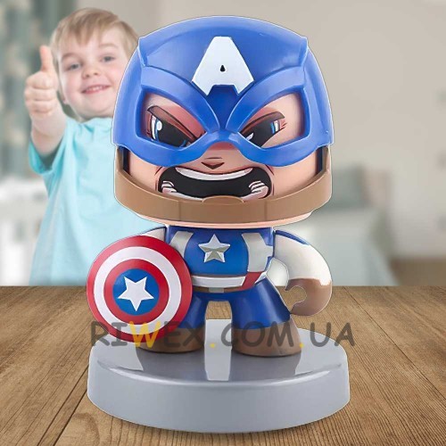 Супергерой марвел коллекционная игрушка фигурка Мстители марвел Avengers mighty muggs 10 см, Капитан Америка