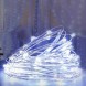 Новогодняя LED гирлянда Капля росы Блок для батарей, 5 м, Холодный Белый (HA-54)