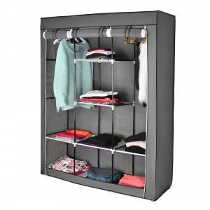 Складной тканевый шкаф Storage Wardrobe 88130, Серый