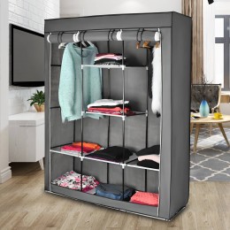 Cкладна тканинна шафа Storage Wardrobe 88130, Сірий