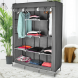 Складной тканевый шкаф Storage Wardrobe 88130, Серый