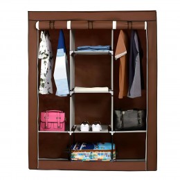 Cкладна тканинна шафа Storage Wardrobe 88130, Коричневий