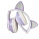 Бездротові навушники Cat STN-28, що світяться з котячими вушками, Фіолетовий