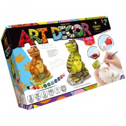 Креативна творчість "ART DECOR" ARTD-01-01 фігурка з гіпсу,  Динозавр (IGR24)