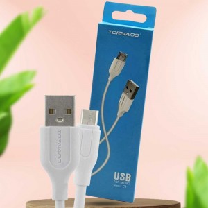 Кабель Tornado Micro USB 1,2м, Белый