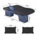 Надувная автокровать, автомобильный матрас на заднее сиденье с подушками Car mattress, Синий (626)