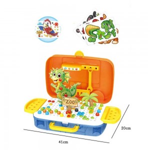 Развивающий конструктор мозаика с шуруповертом 6 в 1 Bus Portable Platter в кейсе, 251 деталь (518) Развивающий конструктор мозаика с шуруповертом 6 в 1 Bus Portable Platter в кейсе, 251 деталь (518)