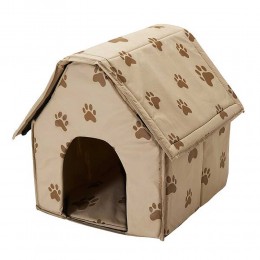 Будиночок для собак та кішок Portable Dog House Будка, Бежевий