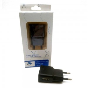 Сетевое зарядное устройство Travel Adapter 220V, Черный (206)