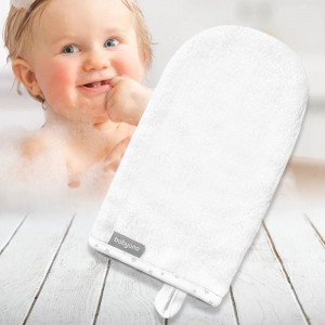 Бамбукова мочалка-рукавиця BabyOno 347/06 для купання 0+, Білий (SB)