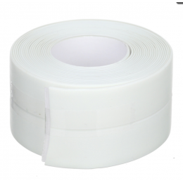 Водонепроникна бордюрна стрічка Waterproof Tape ізоляційний скотч для раковини, ванни, вікон, захист від цвілі 2.5 м