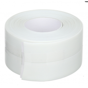 Водонепроникна бордюрна стрічка Waterproof Tape ізоляційний скотч для раковини, ванни, вікон, захист від цвілі 2.5 м