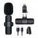 Бездротовий мікрофон петличка AND-1 Wireless Microphone, Чорний (205)