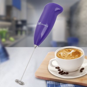 Ручной мини-миксер капучинатор Hongxing для молока и сливок, Фиолетовый (205)