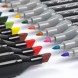 Набор двусторонних маркеров для скетчинга Touch - 24 шт., + Раскраска антистресс на 50 л. в подарок