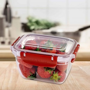 Контейнер для зберігання, ланчбокс Dunya пластиковий 500 мл, Червоний (DRK)