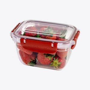 Контейнер для зберігання, ланчбокс Dunya пластиковий 500 мл, Червоний (DRK)