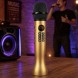 Бездротовий караоке мікрофон з Bluetooth TF, AUX, LED-дисплеєм для дому та свят MicMagic L-598 9 Вт Золотий (205/264) Бездротовий караоке мікрофон з Bluetooth TF, AUX, LED-дисплеєм для дому та свят MicMagic L-598 9 Вт Золотий (205/264)