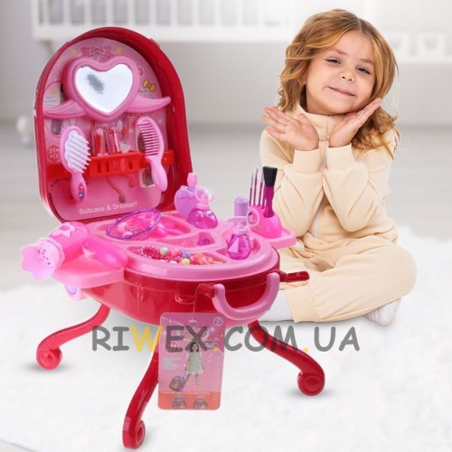 Детский набор салон красоты "Fashion Girl" 8036C 2в1, Розовый (219)