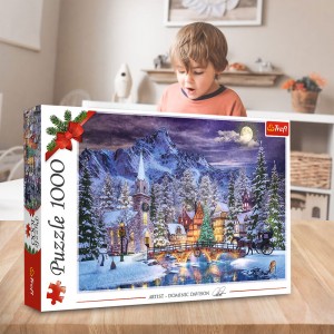 Пазлы Trefl 10629 Рождественская атмосфера, 1000 элм. (SB) Пазлы Trefl 10629 Рождественская атмосфера, 1000 элм. (SB)