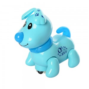 Игрушечная собачка на батарейках Смешной щенок EM 070 A, Голубой (IGR24)