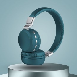Бездротові повнорозмірні Bluetooth навушники MS-K8, Бірюзовий (206)
