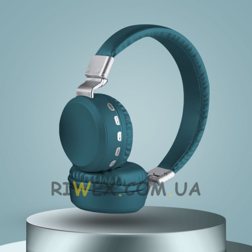 Беспроводные полноразмерные Bluetooth наушники MS-K8, Бирюзовый (206)