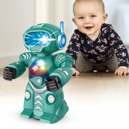 Інтерактивна іграшка Робот EL-2048 на батарейках, Бірюзовий (B)