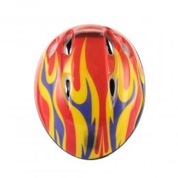 Захисний дитячий шолом Z5 для катання, Sports Helmet, Червоно-жовтий (ARSH)