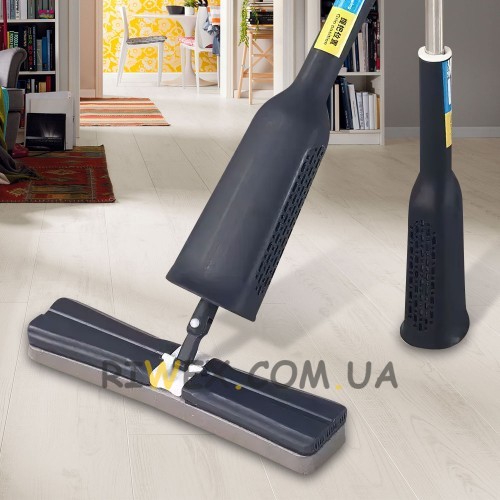 Швабра с автоматическим отжимом Household mop family helper, вращение 360°, для сухой и влажной уборки (219)