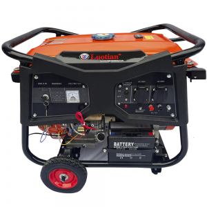 Бензиновий генератор LUOTIAN 6500, 6,5 кВт + баллон 8л червоний в подарунок Бензиновий генератор LUOTIAN 6500, 6,5 кВт + баллон 8л червоний в подарунок
