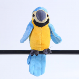 Интерактивная игрушка-повторюшка Попугай Parrot Talking, говорящий, с микрофоном и записывающим устройством (626)