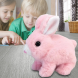 Интерактивная игрушка Pitter patter pets Кролик: звук, светится, играет музыка, Розовый (626)